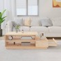 Mesa de centro de madera maciza de pino 120x50x40,5 cm de vidaXL, Mesas de centro - Ref: Foro24-814414, Precio: 83,31 €, Desc...