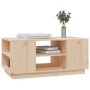 Mesa de centro de madera maciza de pino 90x49x40,5 cm de vidaXL, Mesas de centro - Ref: Foro24-814399, Precio: 69,18 €, Descu...