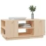 Mesa de centro de madera maciza de pino 90x49x40,5 cm de vidaXL, Mesas de centro - Ref: Foro24-814399, Precio: 68,50 €, Descu...