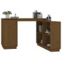 Escritorio de madera maciza de pino marrón miel 110x50x75 cm de vidaXL, Escritorios - Ref: Foro24-814507, Precio: 136,31 €, D...