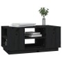 Mesa de centro de madera maciza de pino negro 90x49x40,5 cm de vidaXL, Mesas de centro - Ref: Foro24-814403, Precio: 73,82 €,...