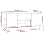 Mesa de centro de madera maciza de pino negro 90x49x40,5 cm de vidaXL, Mesas de centro - Ref: Foro24-814403, Precio: 73,82 €,...