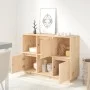 Aparador de madera maciza de pino 110,5x35x80 cm de vidaXL, Aparadores - Ref: Foro24-814354, Precio: 110,52 €, Descuento: %