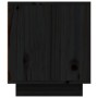 Mueble de TV madera maciza de pino negro 80x35x40,5 cm de vidaXL, Muebles TV - Ref: Foro24-814468, Precio: 74,98 €, Descuento: %