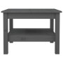 Mesa de centro de madera maciza de pino gris 55x55x40 cm de vidaXL, Mesas de centro - Ref: Foro24-814271, Precio: 64,80 €, De...