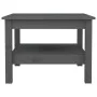 Mesa de centro de madera maciza de pino gris 55x55x40 cm de vidaXL, Mesas de centro - Ref: Foro24-814271, Precio: 63,98 €, De...