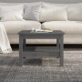 Mesa de centro de madera maciza de pino gris 55x55x40 cm de vidaXL, Mesas de centro - Ref: Foro24-814271, Precio: 64,80 €, De...