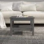 Mesa de centro de madera maciza de pino gris 55x55x40 cm de vidaXL, Mesas de centro - Ref: Foro24-814271, Precio: 63,98 €, De...