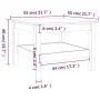 Mesa de centro de madera maciza de pino gris 55x55x40 cm de vidaXL, Mesas de centro - Ref: Foro24-814271, Precio: 63,98 €, De...