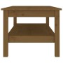 Mesa de centro madera maciza de pino marrón miel 110x50x40 cm de vidaXL, Mesas de centro - Ref: Foro24-814277, Precio: 98,22 ...