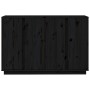 Aparador de madera maciza de pino negro 120x35x80 cm de vidaXL, Aparadores - Ref: Foro24-814498, Precio: 191,88 €, Descuento: %