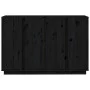 Aparador de madera maciza de pino negro 120x35x80 cm de vidaXL, Aparadores - Ref: Foro24-814498, Precio: 183,91 €, Descuento: %