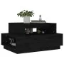 Mesa de centro madera maciza de pino negro 80x55x40,5 cm de vidaXL, Mesas de centro - Ref: Foro24-814518, Precio: 69,72 €, De...