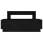 Mesa de centro madera maciza de pino negro 80x55x40,5 cm de vidaXL, Mesas de centro - Ref: Foro24-814518, Precio: 69,72 €, De...