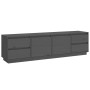 Mueble de TV madera maciza de pino gris 176x37x47,5 cm de vidaXL, Muebles TV - Ref: Foro24-814321, Precio: 243,59 €, Descuent...