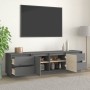 Mueble de TV madera maciza de pino gris 176x37x47,5 cm de vidaXL, Muebles TV - Ref: Foro24-814321, Precio: 243,59 €, Descuent...