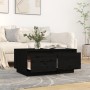 Mesa de centro de madera maciza de pino negro 80x50x35 cm de vidaXL, Mesas de centro - Ref: Foro24-814443, Precio: 77,92 €, D...