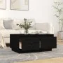 Mesa de centro de madera maciza de pino negro 80x50x35 cm de vidaXL, Mesas de centro - Ref: Foro24-814443, Precio: 77,92 €, D...