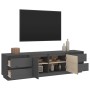 Mueble de TV madera maciza de pino gris 176x37x47,5 cm de vidaXL, Muebles TV - Ref: Foro24-814321, Precio: 243,59 €, Descuent...