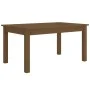 Solid honey brown pine wood coffee table 80x50x40 cm by vidaXL, Coffee table - Ref: Foro24-814282, Price: 62,71 €, Discount: %