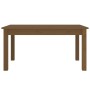 Mesa de centro madera maciza de pino marrón miel 80x50x40 cm de vidaXL, Mesas de centro - Ref: Foro24-814282, Precio: 63,65 €...