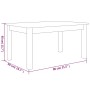Mesa de centro madera maciza de pino marrón miel 80x50x40 cm de vidaXL, Mesas de centro - Ref: Foro24-814282, Precio: 63,65 €...