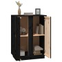 Aparador de madera maciza de pino negro 60x35x80 cm de vidaXL, Aparadores - Ref: Foro24-814493, Precio: 79,01 €, Descuento: %