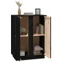 Aparador de madera maciza de pino negro 60x35x80 cm de vidaXL, Aparadores - Ref: Foro24-814493, Precio: 78,19 €, Descuento: %
