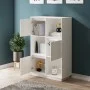 Aparador alto de madera maciza de pino blanco 74x35x117 cm de vidaXL, Aparadores - Ref: Foro24-814365, Precio: 98,34 €, Descu...