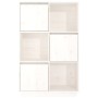 Aparador alto de madera maciza de pino blanco 74x35x117 cm de vidaXL, Aparadores - Ref: Foro24-814365, Precio: 99,43 €, Descu...