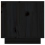 Mueble de TV madera maciza de pino negro 156x40x40 cm de vidaXL, Muebles TV - Ref: Foro24-814458, Precio: 177,62 €, Descuento: %