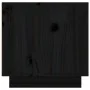 Mueble de TV madera maciza de pino negro 156x40x40 cm de vidaXL, Muebles TV - Ref: Foro24-814458, Precio: 174,66 €, Descuento: %