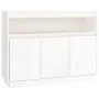 Aparador de madera maciza de pino blanco 104,5x34x80 cm de vidaXL, Aparadores - Ref: Foro24-814390, Precio: 149,41 €, Descuen...