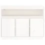 Aparador de madera maciza de pino blanco 104,5x34x80 cm de vidaXL, Aparadores - Ref: Foro24-814390, Precio: 149,41 €, Descuen...