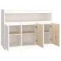 Aparador de madera maciza de pino blanco 104,5x34x80 cm de vidaXL, Aparadores - Ref: Foro24-814390, Precio: 149,41 €, Descuen...