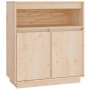 Aparador de madera maciza de pino 70x34x80 cm de vidaXL, Aparadores - Ref: Foro24-814384, Precio: 90,77 €, Descuento: %