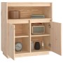 Aparador de madera maciza de pino 70x34x80 cm de vidaXL, Aparadores - Ref: Foro24-814384, Precio: 90,77 €, Descuento: %