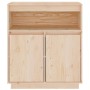 Aparador de madera maciza de pino 70x34x80 cm de vidaXL, Aparadores - Ref: Foro24-814384, Precio: 90,77 €, Descuento: %