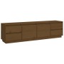 Mueble de TV madera maciza de pino marrón miel 176x37x47,5 cm de vidaXL, Muebles TV - Ref: Foro24-814322, Precio: 240,89 €, D...