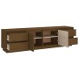 Mueble de TV madera maciza de pino marrón miel 176x37x47,5 cm de vidaXL, Muebles TV - Ref: Foro24-814322, Precio: 240,89 €, D...