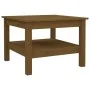 Solid pine honey brown coffee table 55x55x40 cm by vidaXL, Coffee table - Ref: Foro24-814272, Price: 67,84 €, Discount: %