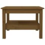 Solid pine honey brown coffee table 55x55x40 cm by vidaXL, Coffee table - Ref: Foro24-814272, Price: 67,84 €, Discount: %