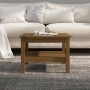 Mesa de centro madera maciza de pino marrón miel 55x55x40 cm de vidaXL, Mesas de centro - Ref: Foro24-814272, Precio: 68,79 €...