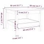 Solid pine honey brown coffee table 55x55x40 cm by vidaXL, Coffee table - Ref: Foro24-814272, Price: 67,84 €, Discount: %