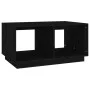 Mesa de centro madera maciza de pino negro 80x50x40 cm de vidaXL, Mesas de centro - Ref: Foro24-814438, Precio: 56,05 €, Desc...