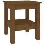 Mesa de centro madera maciza de pino marrón miel 35x35x40 cm de vidaXL, Mesas de centro - Ref: Foro24-814262, Precio: 32,11 €...