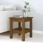Mesa de centro madera maciza de pino marrón miel 35x35x40 cm de vidaXL, Mesas de centro - Ref: Foro24-814262, Precio: 31,82 €...