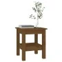 Mesa de centro madera maciza de pino marrón miel 35x35x40 cm de vidaXL, Mesas de centro - Ref: Foro24-814262, Precio: 31,82 €...