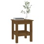 Mesa de centro madera maciza de pino marrón miel 35x35x40 cm de vidaXL, Mesas de centro - Ref: Foro24-814262, Precio: 32,11 €...