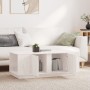 Mesa de centro de madera maciza de pino blanco 110x50x40 cm de vidaXL, Mesas de centro - Ref: Foro24-814430, Precio: 92,41 €,...